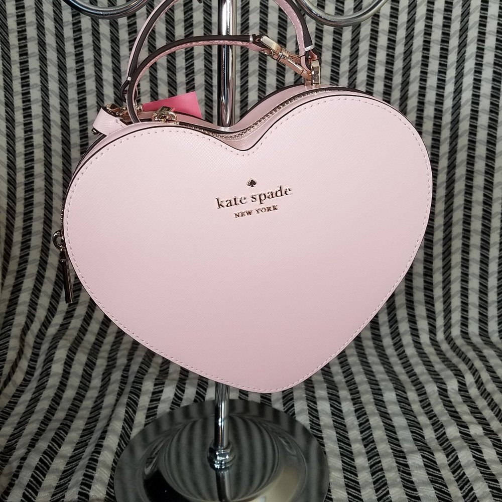 MAKE A REASONABLE OFFER chalk pink kate spade love shack crossbody new with tag - Picture 4 of 5